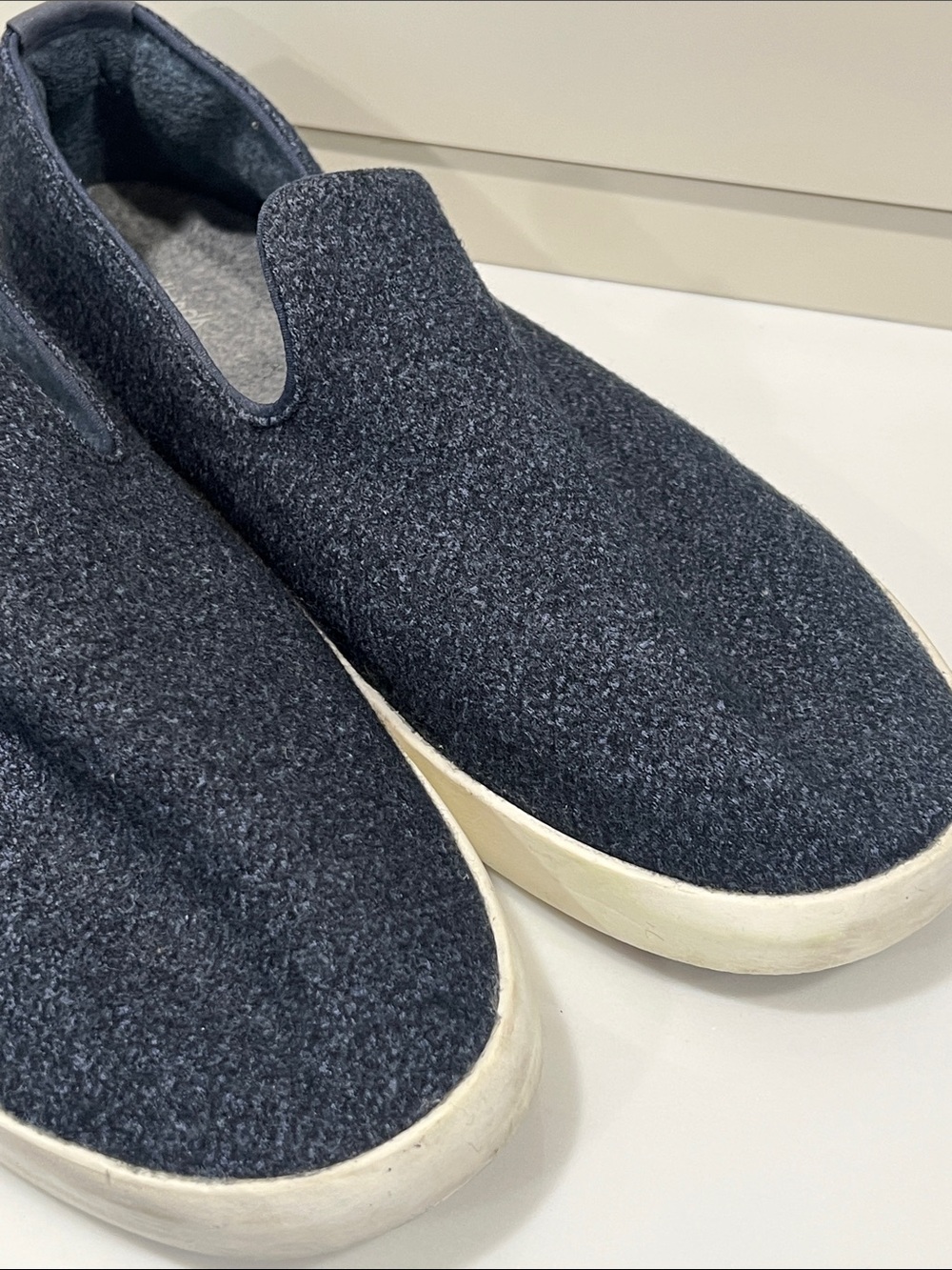 allbirds Men's Slip-On Wool Loafers in Dark Navy - Picture 5 of 7